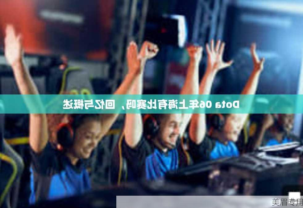 Dota 06年上海有比赛吗，回忆与概述